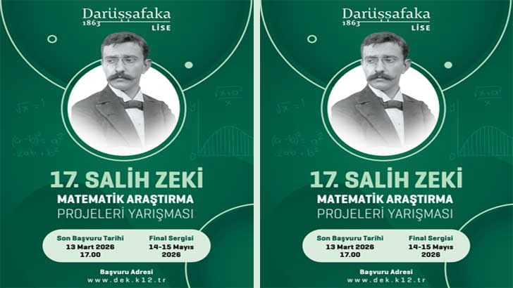 17. Salih Zeki Matematik Araştırma Projeleri Yarışması 2026