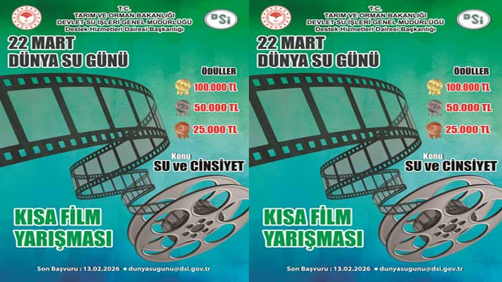 22 Mart Dünya Su Günü Kısa Film Yarışması 2026