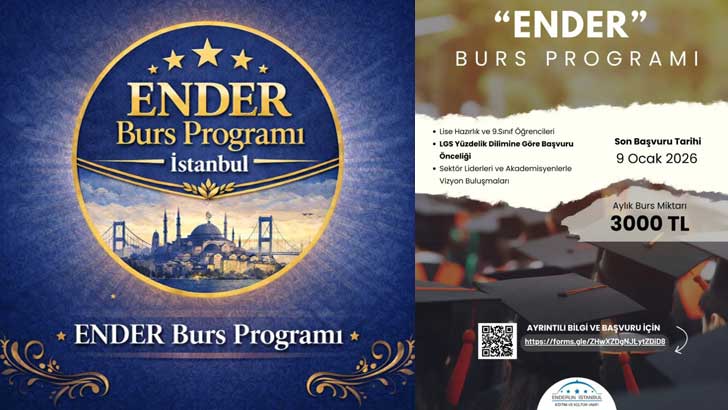 Ender Burs Programı Başvuruları