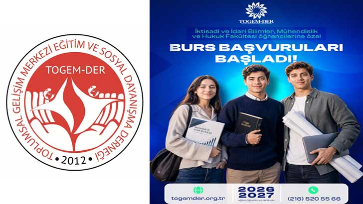TOGEM-DER Eğitim Bursu 2026-2027