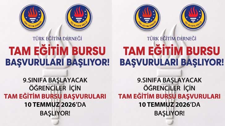 Türk Eğitim Derneği Tam Eğitim Bursu Başvurusu 2026-2027