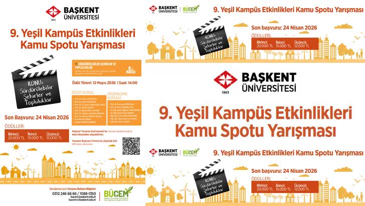 Yeşil Kampüs Etkinlikleri Üniversite Öğrencileri Kamu Spotu Yarışması