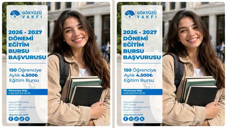 Gökyüzü Vakfı Burs Başvuruları 2026-2027