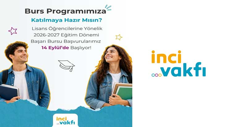 İnci Vakfı Burs Başvuruları 2026-2027