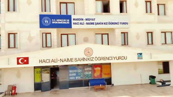 Mardin Hacı Ali Naime Şahin KYK Kız Yurdu