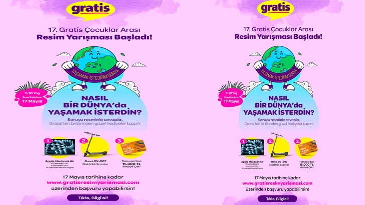 17. Gratis Ulusal Çocuk Resim Yarışması 2026