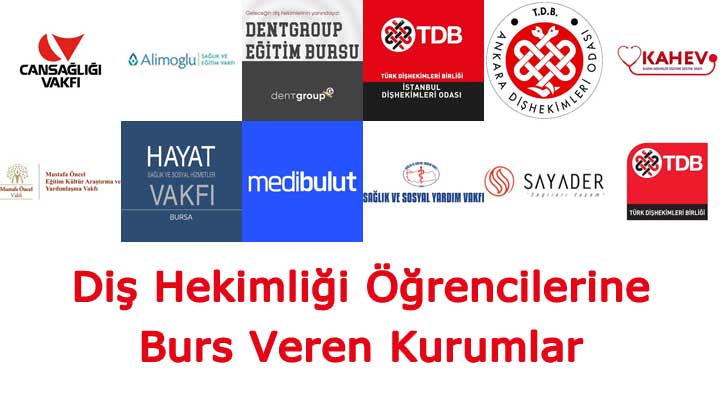 Diş Hekimliği Öğrencilerine Burs Veren Kurumlar