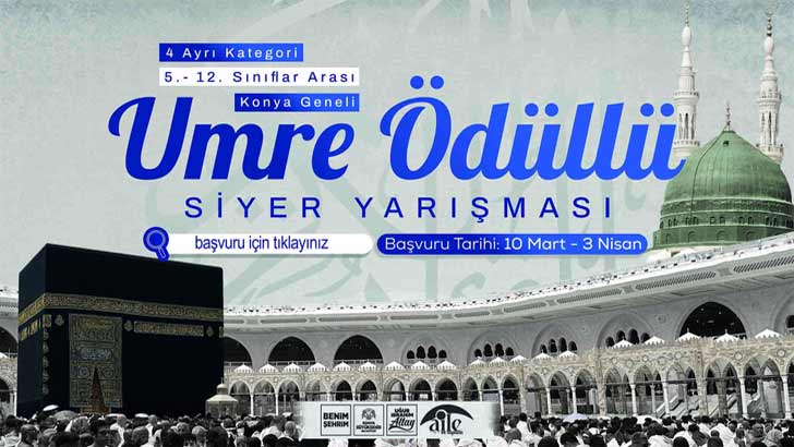Konya Belediyesi Umre Ödüllü Siyer Bilgi Yarışması