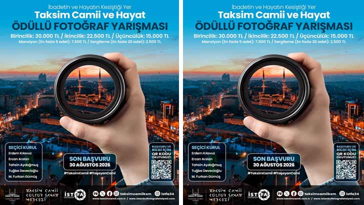 Taksim Camii Ve Hayat Ulusal Fotoğraf Yarışması 2026