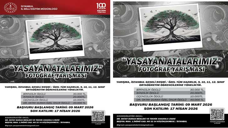 Yaşayan Atalarımız Liseliler Arası Fotoğraf Yarışması