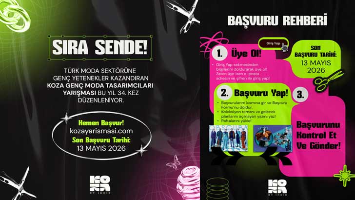 34. İHKİB Koza Genç Moda Tasarımcıları Yarışması 2026