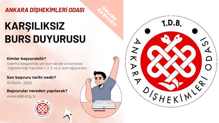 Ankara Dişhekimleri Odası Burs Başvurusu