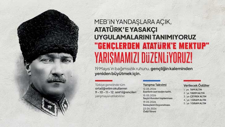 Eğitim İş Gençlerden Atatürk’e Mektup Yarışması