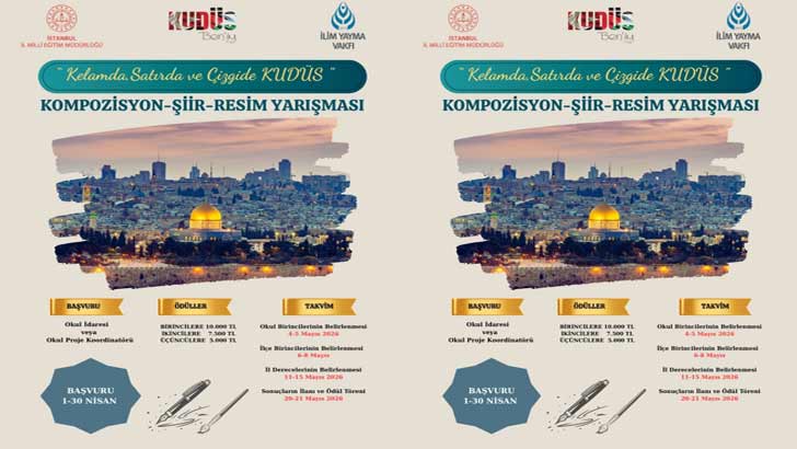 Kelamda Satırda Ve Çizgide Kudüs Yarışmaları Kompozisyon Şiir Ve Resim