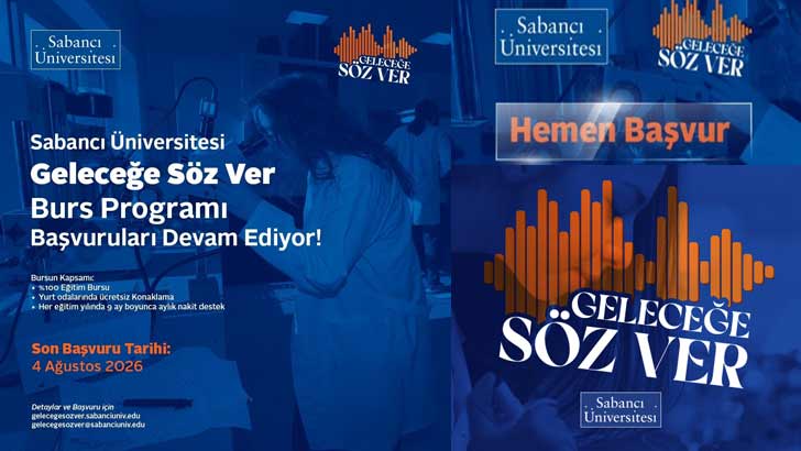 Sabancı Üniversitesi Geleceğe Söz Ver Burs Fonu 2026