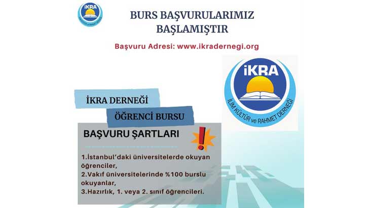 İkra Derneği Burs Başvuruları
