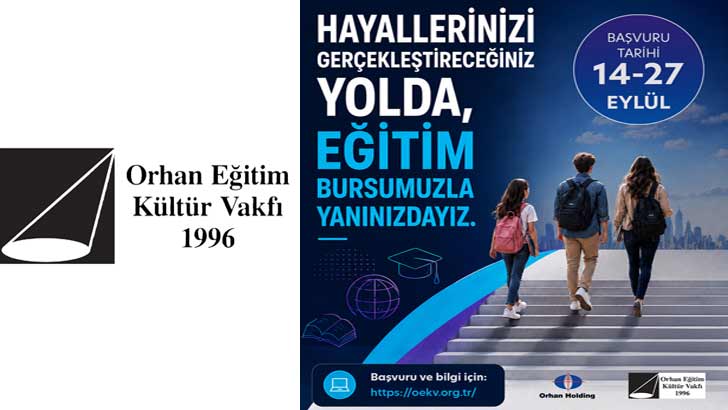 Orhan Holding Orhan Eğitim Kültür Vakfı Bursu 2026-2027