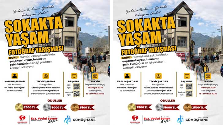 Gümüşhane Belediyesi Sokakta Yaşam Fotoğraf Yarışması