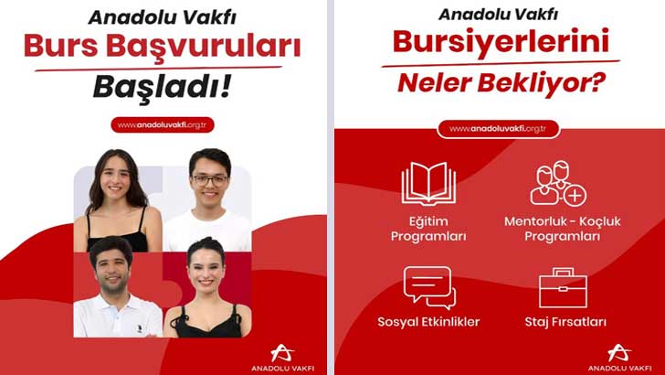 Anadolu Vakfı Bursu 2026-2027