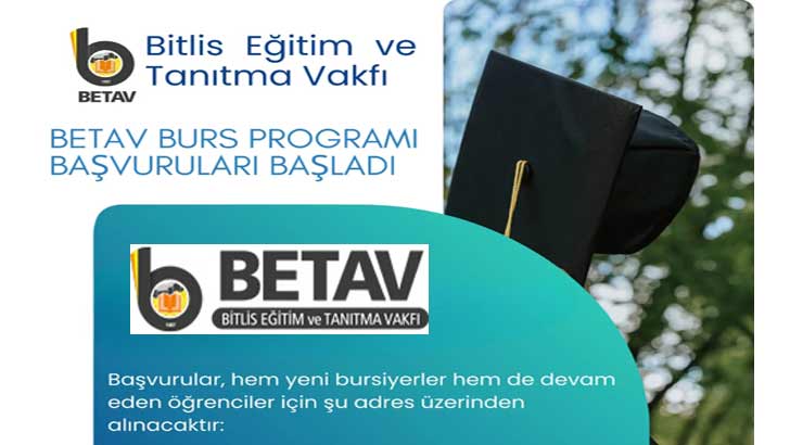 Bitlis Eğitim ve Tanıtma Vakfı BETAV Bursu
