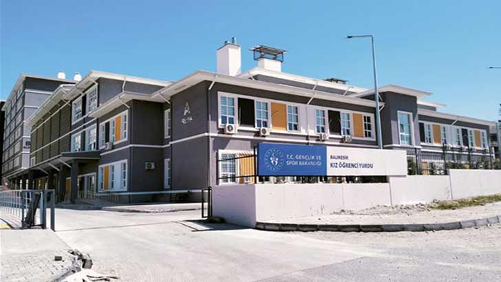 Balıkesir KYK Kız Öğrenci Yurdu Çağış Mahallesi
