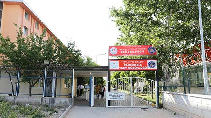 Denizli Pamukkale Biruni KYK Kız Öğrenci Yurdu