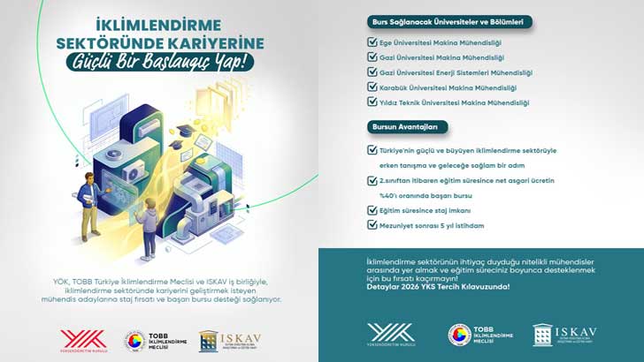 İklimlendirme Sektöründe Başarı Bursu