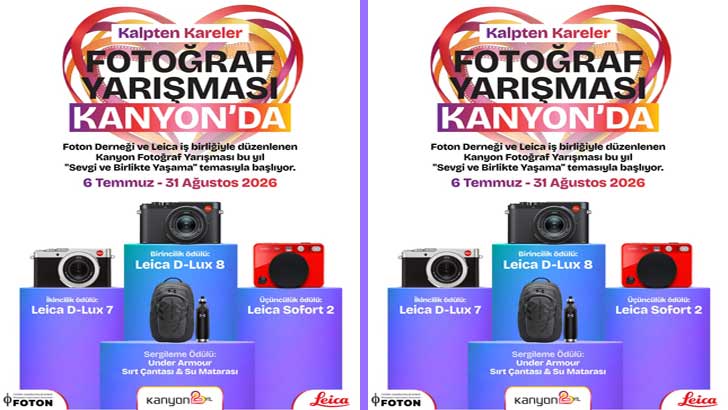 Kanyon Kalpten Kareler Ulusal Fotoğraf Yarışması