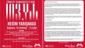 Türkiye Cumhuriyeti’nin 103 Yılı Ulusal Resim Yarışması