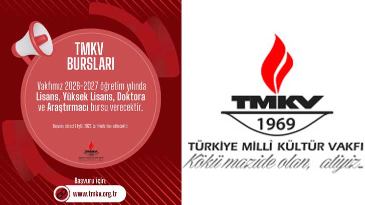 Türkiye Milli Kültür Vakfı TMKV Bursu