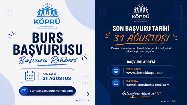Köprü Gençlik Derneği Bursu