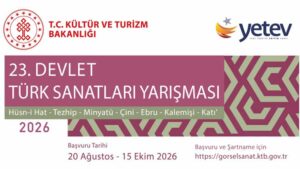 Kültür Ve Turizm Bakanlığı Devlet Türk Sanatları Yarışması