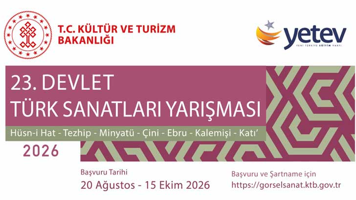 Kültür Ve Turizm Bakanlığı Devlet Türk Sanatları Yarışması