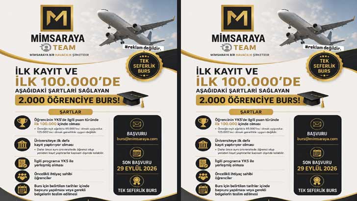 Mimsaraya Turizm Havacılık Bursu
