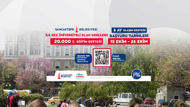Sancaktepe Belediyesi Üniversite Bursu 2026-2027