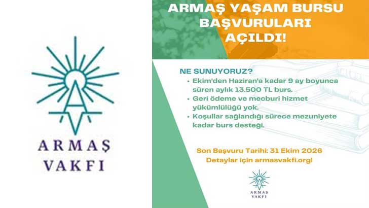 Armaş Yaşam Bursu 2026-2027