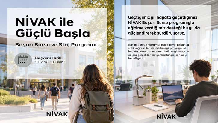 Nivak Group Başarı Bursu 2026-2027